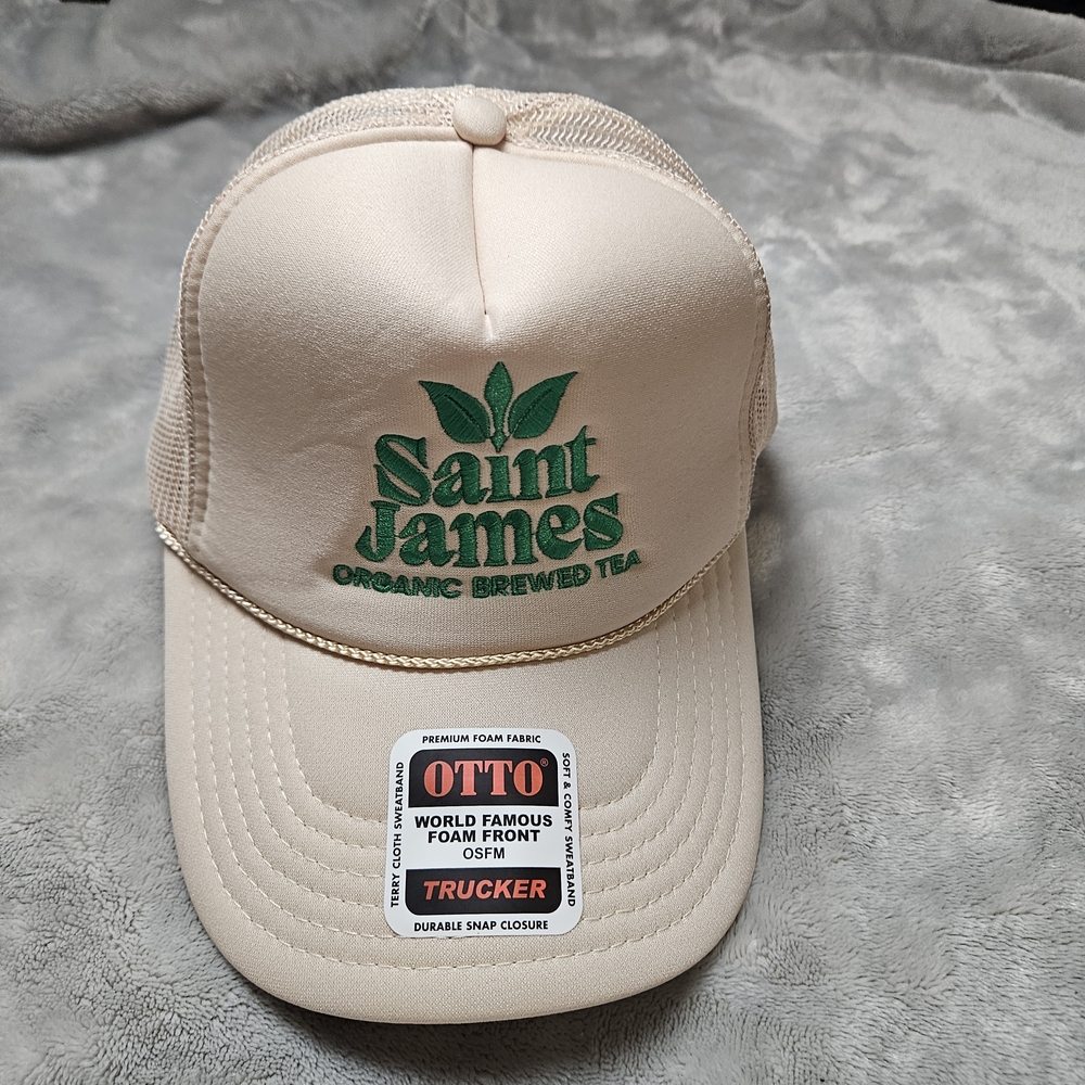 Otto Trucker Hat Saint James Organic Tea – Beige (NWT)